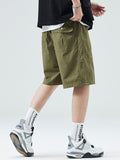 Men'S Plain Sports Cargo Shorts