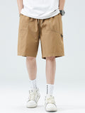 Men'S Plain Sports Cargo Shorts