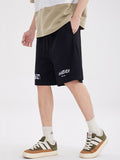 Men'S Sports Casual Lettering Print Shorts