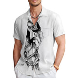 Skull Eye Printed Shirt For Men